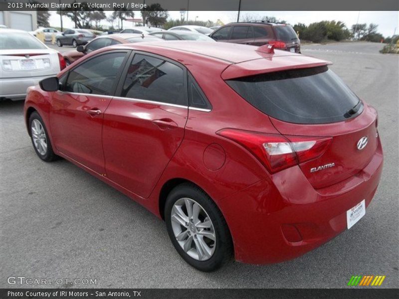 Volcanic Red / Beige 2013 Hyundai Elantra GT