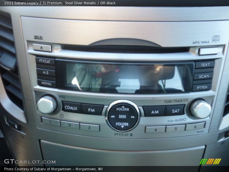 Audio System of 2011 Legacy 2.5i Premium