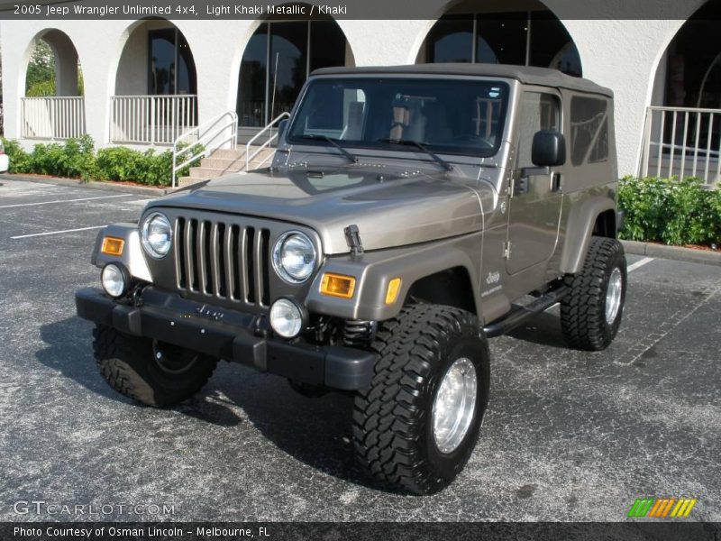 Light Khaki Metallic / Khaki 2005 Jeep Wrangler Unlimited 4x4