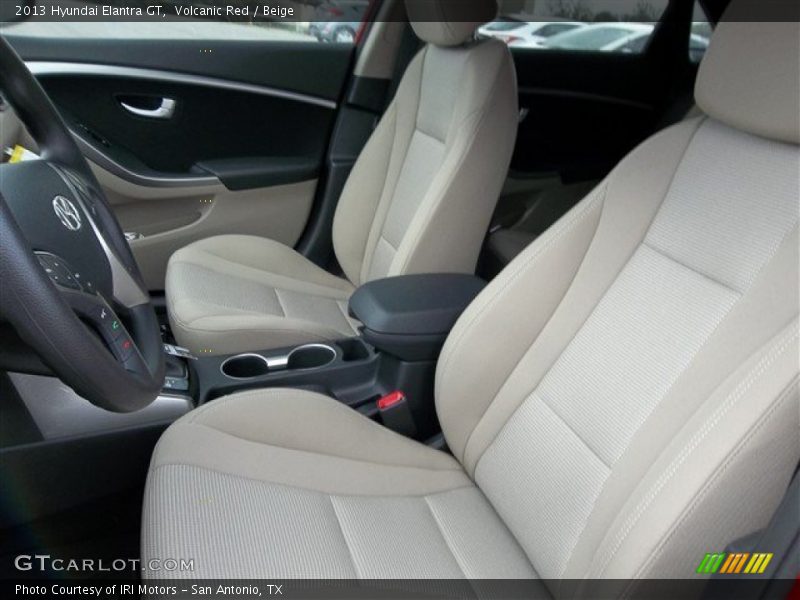 Volcanic Red / Beige 2013 Hyundai Elantra GT