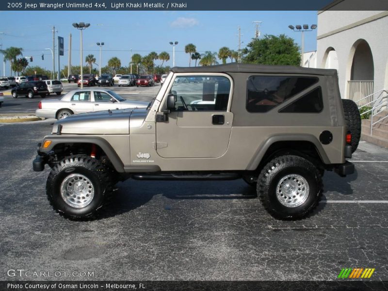 Light Khaki Metallic / Khaki 2005 Jeep Wrangler Unlimited 4x4