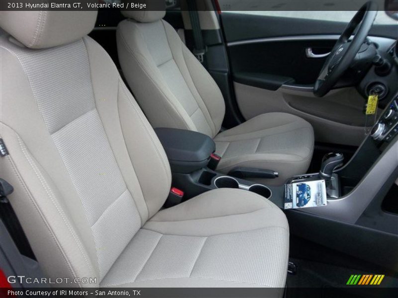 Volcanic Red / Beige 2013 Hyundai Elantra GT