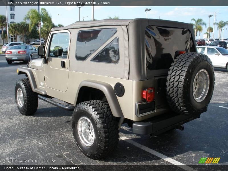 Light Khaki Metallic / Khaki 2005 Jeep Wrangler Unlimited 4x4