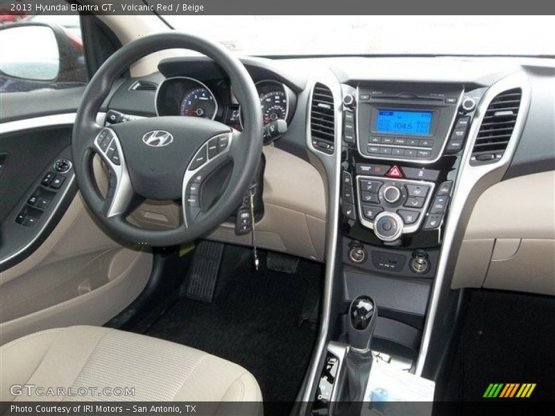 Volcanic Red / Beige 2013 Hyundai Elantra GT