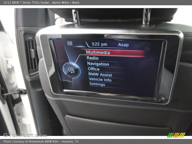 Alpine White / Black 2013 BMW 7 Series 750Li Sedan