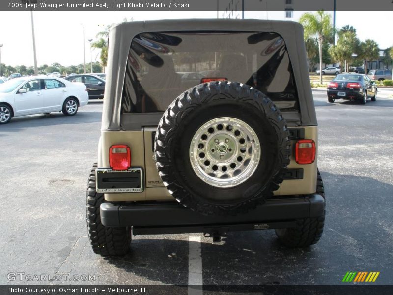 Light Khaki Metallic / Khaki 2005 Jeep Wrangler Unlimited 4x4
