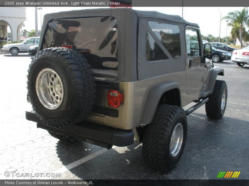 Light Khaki Metallic / Khaki 2005 Jeep Wrangler Unlimited 4x4