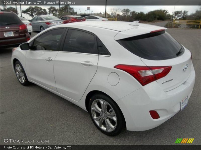 Monaco White / Beige 2013 Hyundai Elantra GT