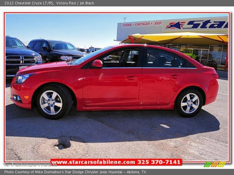 Victory Red / Jet Black 2012 Chevrolet Cruze LT/RS