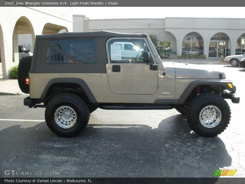 Light Khaki Metallic / Khaki 2005 Jeep Wrangler Unlimited 4x4