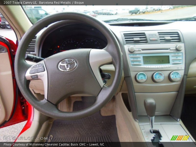 Barcelona Red Metallic / Bisque 2007 Toyota Camry LE