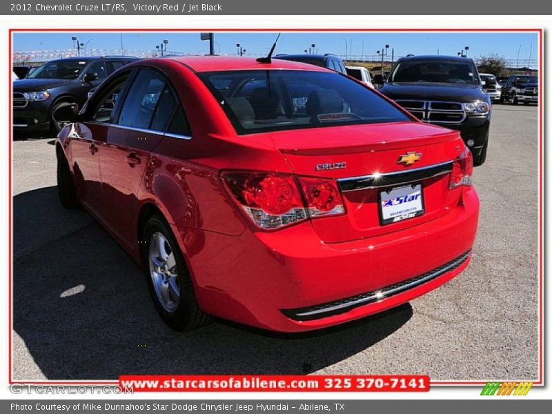 Victory Red / Jet Black 2012 Chevrolet Cruze LT/RS