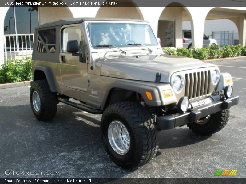 Light Khaki Metallic / Khaki 2005 Jeep Wrangler Unlimited 4x4