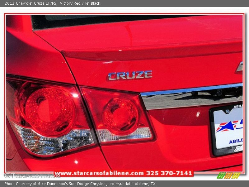 Victory Red / Jet Black 2012 Chevrolet Cruze LT/RS