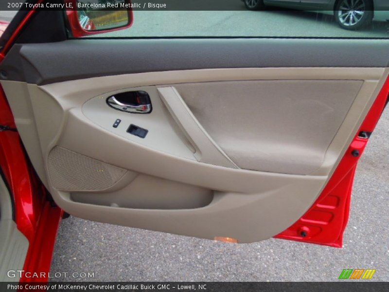 Barcelona Red Metallic / Bisque 2007 Toyota Camry LE