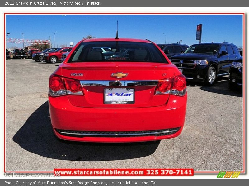 Victory Red / Jet Black 2012 Chevrolet Cruze LT/RS