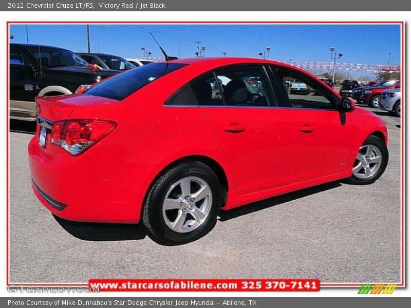 Victory Red / Jet Black 2012 Chevrolet Cruze LT/RS