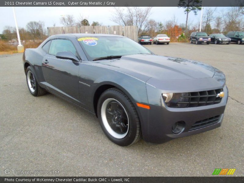 Cyber Gray Metallic / Gray 2011 Chevrolet Camaro LS Coupe