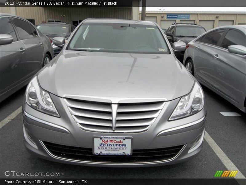 Platinum Metallic / Jet Black 2013 Hyundai Genesis 3.8 Sedan