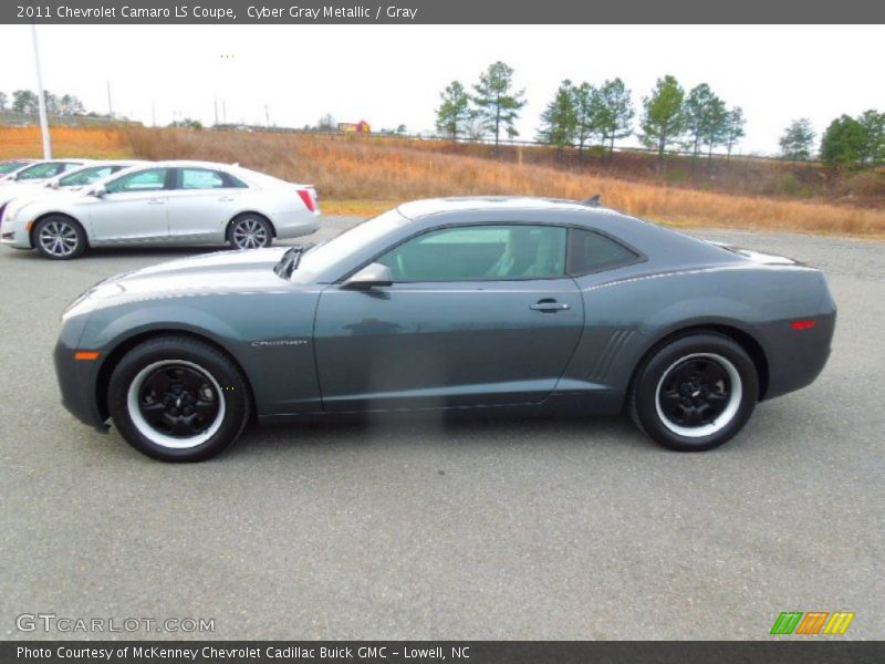 Cyber Gray Metallic / Gray 2011 Chevrolet Camaro LS Coupe