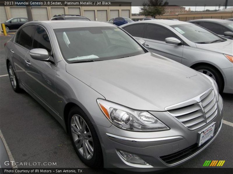 Platinum Metallic / Jet Black 2013 Hyundai Genesis 3.8 Sedan