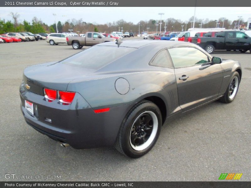 Cyber Gray Metallic / Gray 2011 Chevrolet Camaro LS Coupe