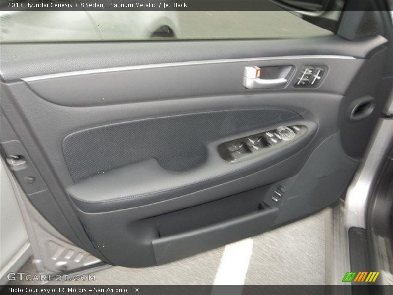 Platinum Metallic / Jet Black 2013 Hyundai Genesis 3.8 Sedan