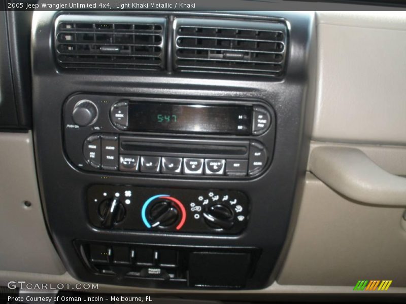 Light Khaki Metallic / Khaki 2005 Jeep Wrangler Unlimited 4x4