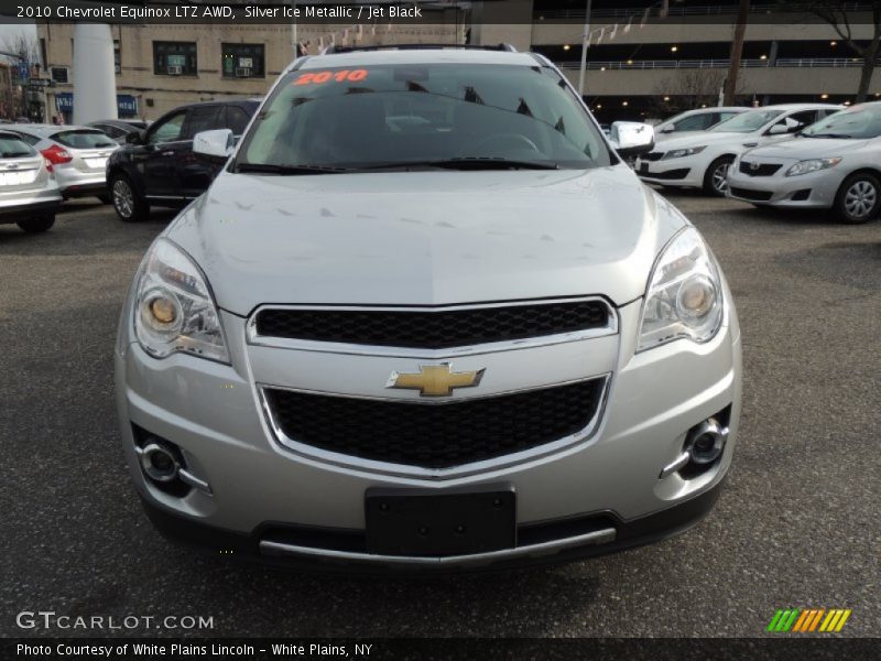 Silver Ice Metallic / Jet Black 2010 Chevrolet Equinox LTZ AWD