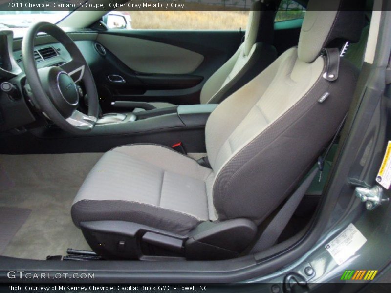 Cyber Gray Metallic / Gray 2011 Chevrolet Camaro LS Coupe