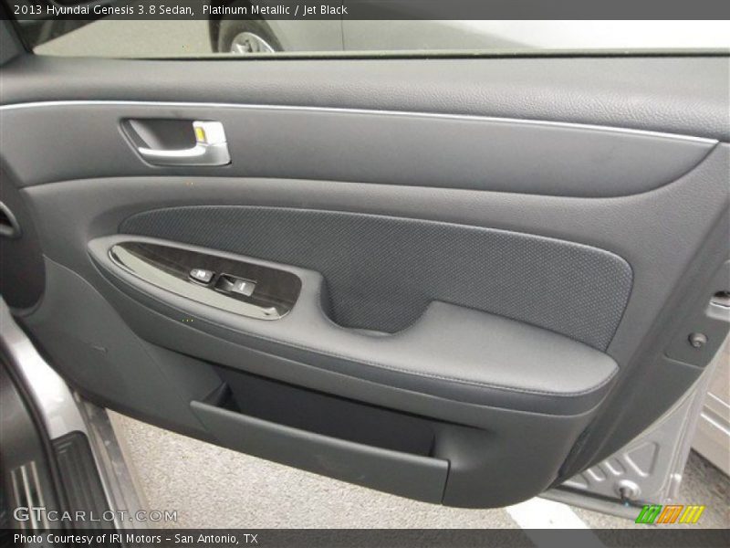 Platinum Metallic / Jet Black 2013 Hyundai Genesis 3.8 Sedan