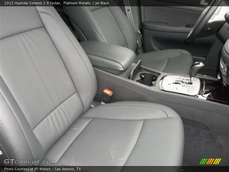 Platinum Metallic / Jet Black 2013 Hyundai Genesis 3.8 Sedan