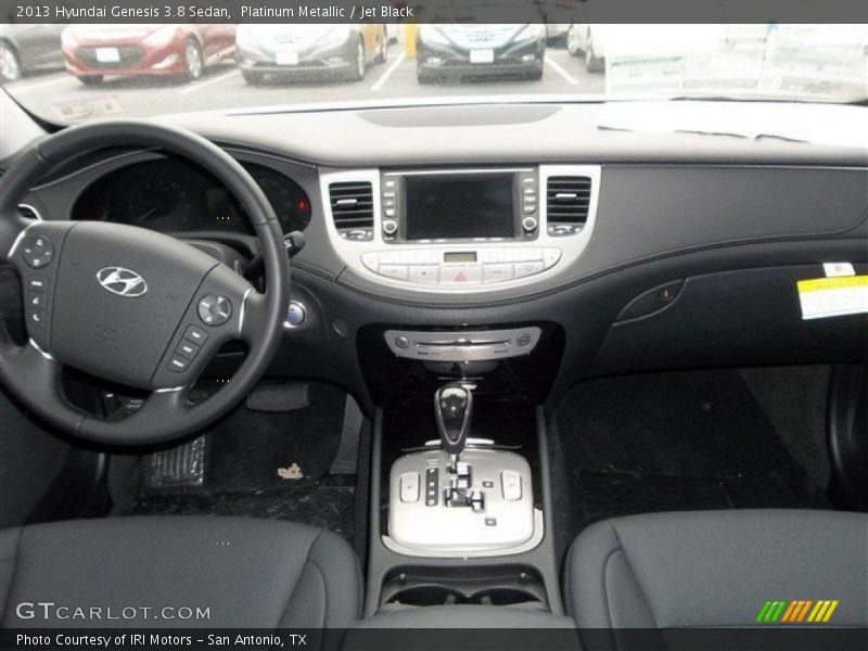 Platinum Metallic / Jet Black 2013 Hyundai Genesis 3.8 Sedan