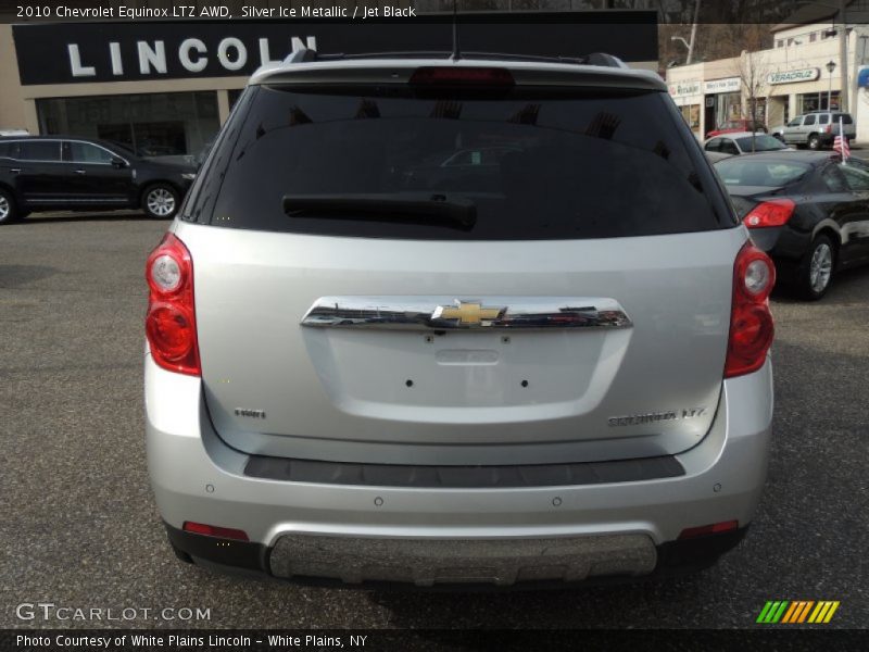 Silver Ice Metallic / Jet Black 2010 Chevrolet Equinox LTZ AWD