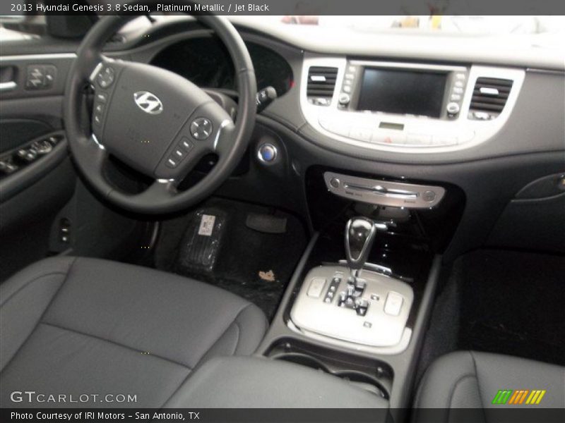 Platinum Metallic / Jet Black 2013 Hyundai Genesis 3.8 Sedan