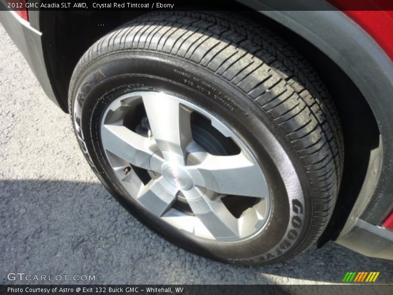 Crystal Red Tintcoat / Ebony 2012 GMC Acadia SLT AWD