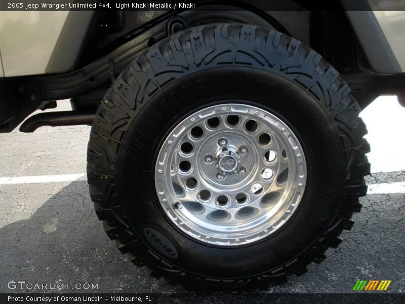 Light Khaki Metallic / Khaki 2005 Jeep Wrangler Unlimited 4x4