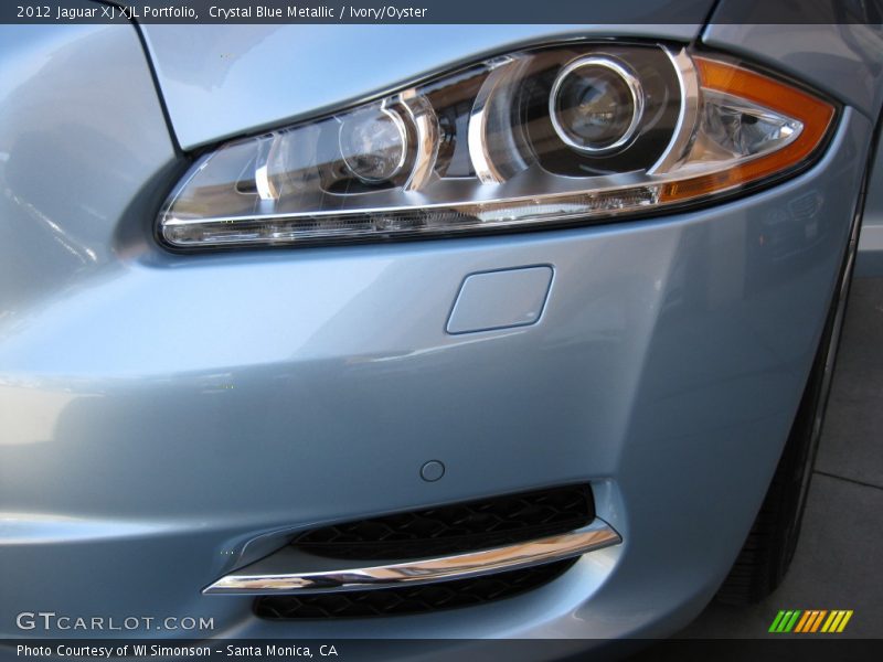 Crystal Blue Metallic / Ivory/Oyster 2012 Jaguar XJ XJL Portfolio