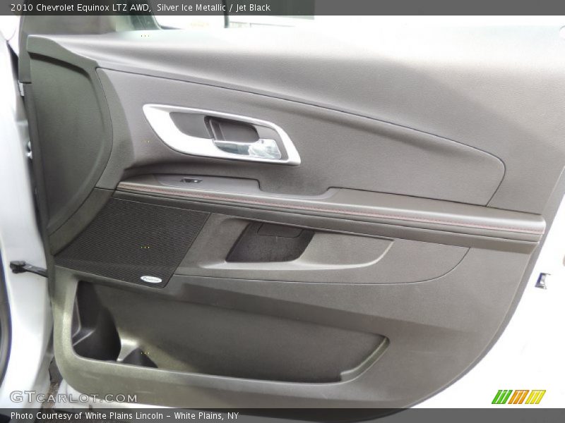 Silver Ice Metallic / Jet Black 2010 Chevrolet Equinox LTZ AWD