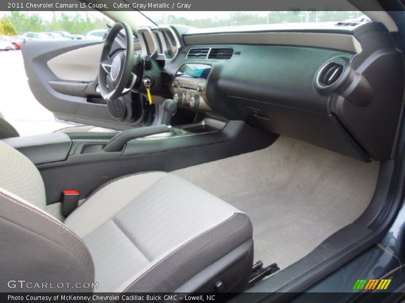 Cyber Gray Metallic / Gray 2011 Chevrolet Camaro LS Coupe