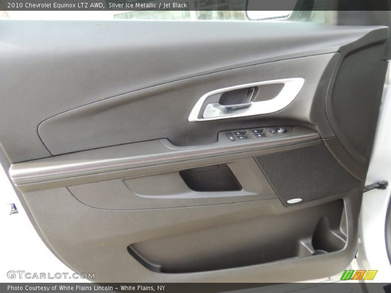 Silver Ice Metallic / Jet Black 2010 Chevrolet Equinox LTZ AWD