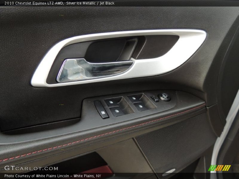 Silver Ice Metallic / Jet Black 2010 Chevrolet Equinox LTZ AWD