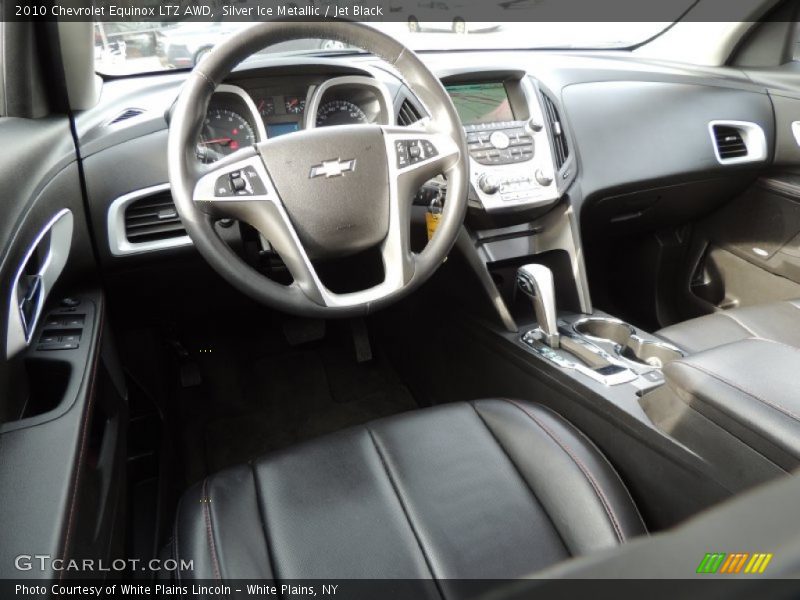 Silver Ice Metallic / Jet Black 2010 Chevrolet Equinox LTZ AWD