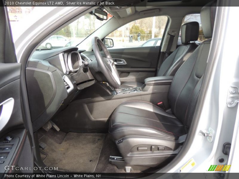 Silver Ice Metallic / Jet Black 2010 Chevrolet Equinox LTZ AWD