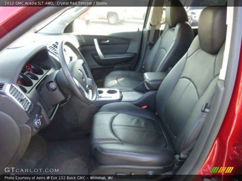Crystal Red Tintcoat / Ebony 2012 GMC Acadia SLT AWD