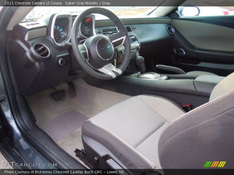 Cyber Gray Metallic / Gray 2011 Chevrolet Camaro LS Coupe