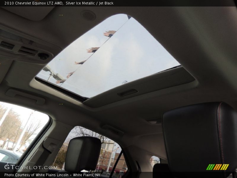 Silver Ice Metallic / Jet Black 2010 Chevrolet Equinox LTZ AWD