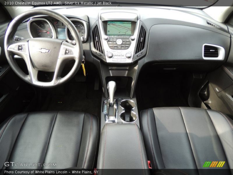 Silver Ice Metallic / Jet Black 2010 Chevrolet Equinox LTZ AWD