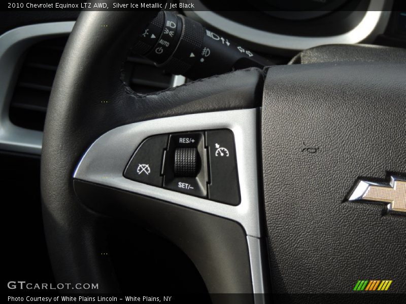 Silver Ice Metallic / Jet Black 2010 Chevrolet Equinox LTZ AWD