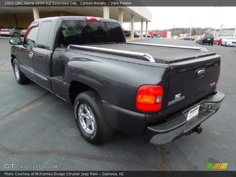 Carbon Metallic / Dark Pewter 2003 GMC Sierra 1500 SLE Extended Cab